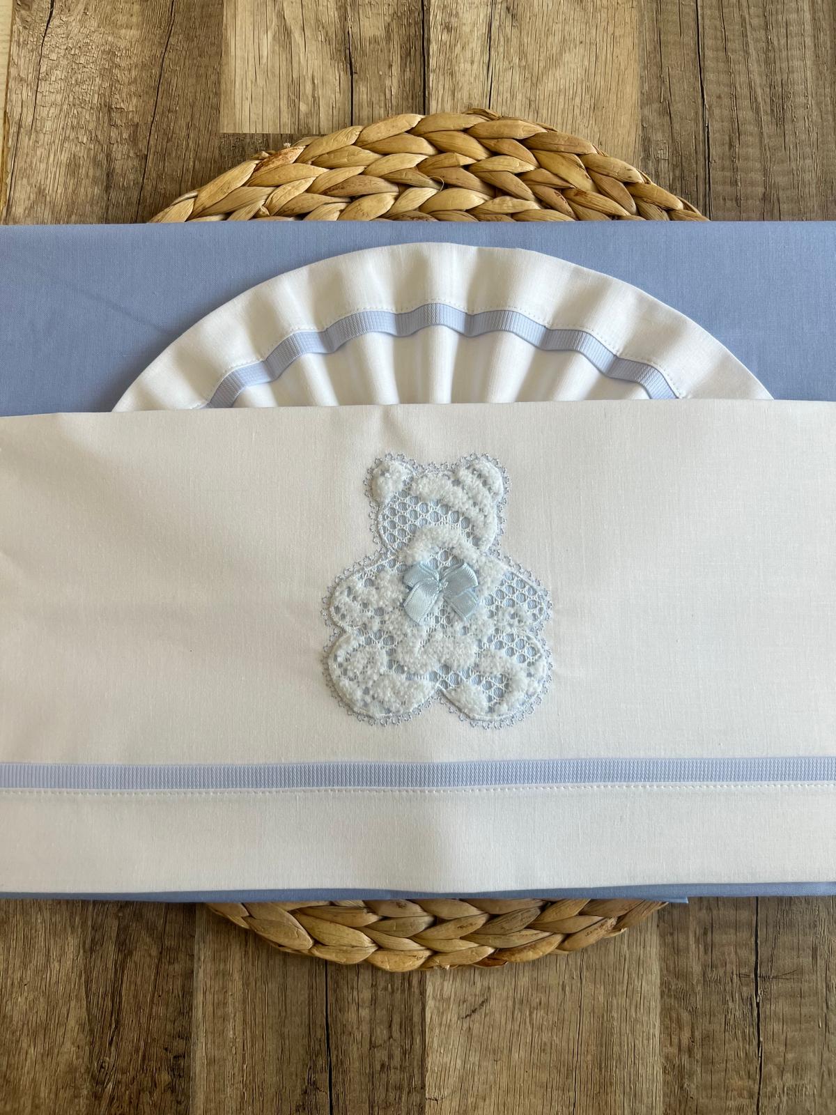 Lenzuola orso lettino