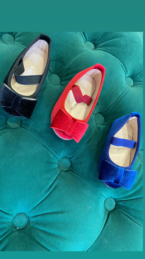 Ballerina Fiocco In Velluto