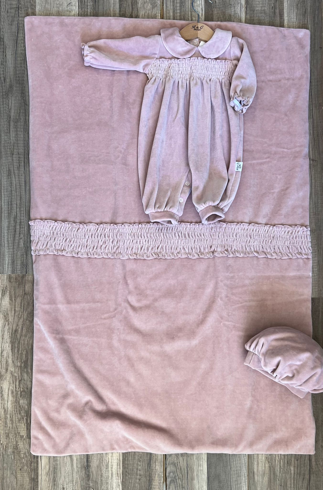 Coordinato Pappa & Latte Punto Smock