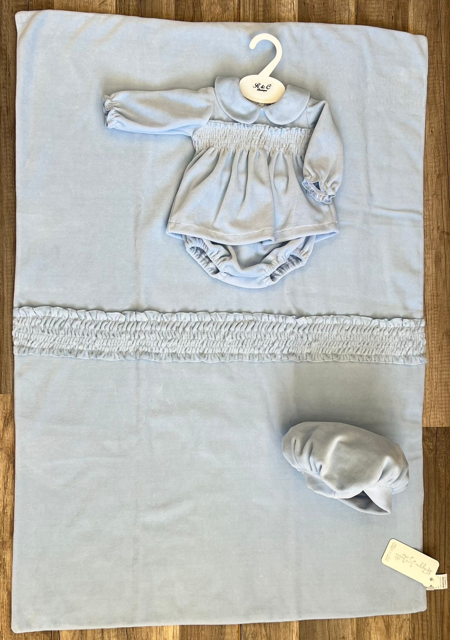 Coordinato Pappa & Latte Punto Smock