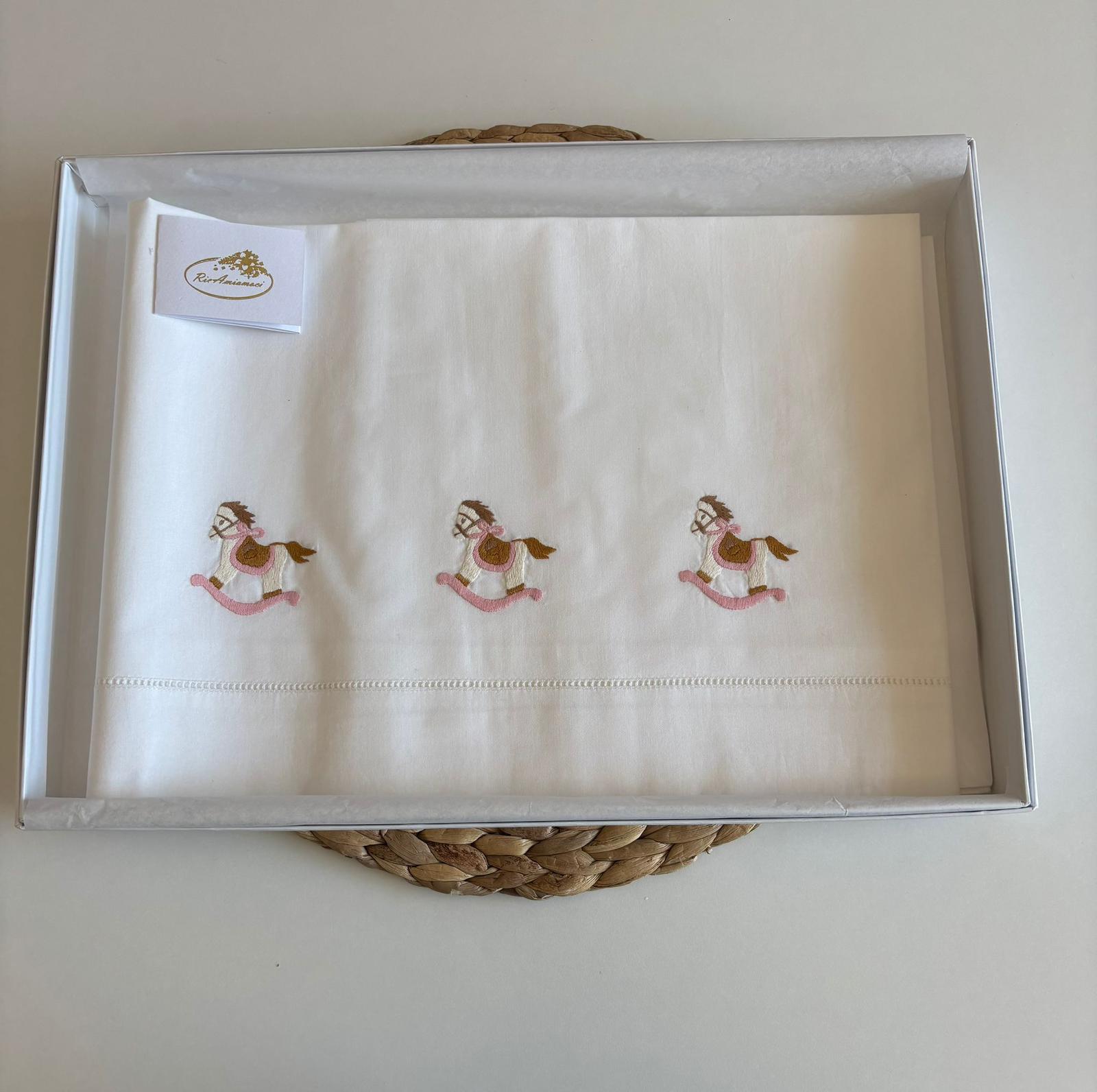 Lenzuolo Ricamiamoci carrozzina