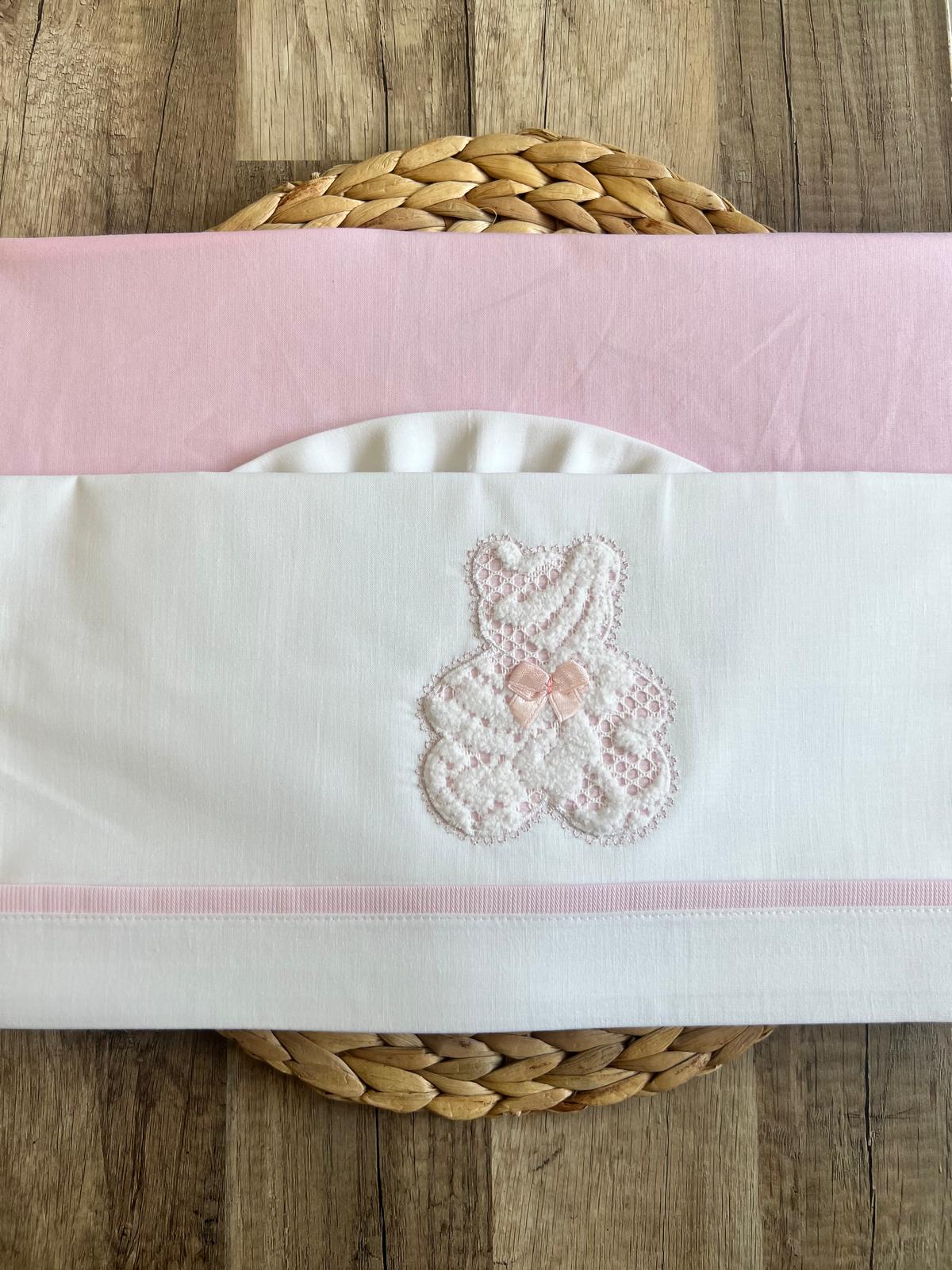 Lenzuola orso lettino