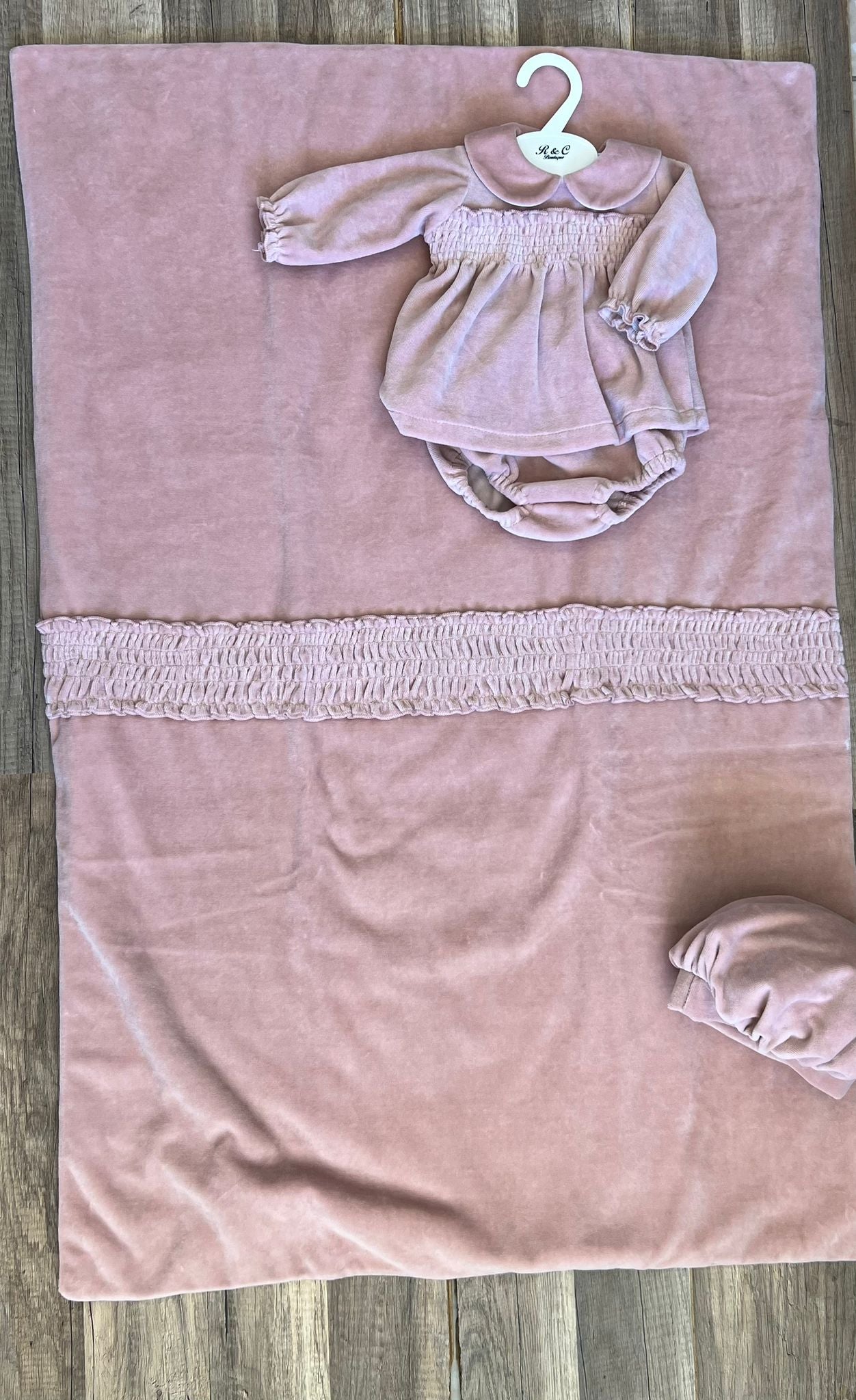 Coordinato Pappa & Latte Punto Smock