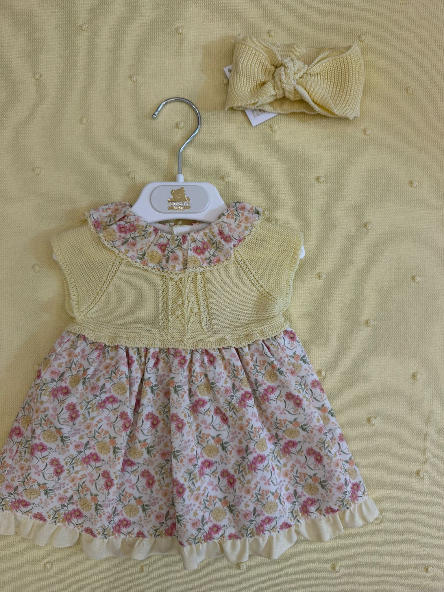 Vestitino color paglino